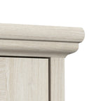 Scrivania Lennox Farmhouse con Credenza e Mobile Contenitore di Bush Furniture