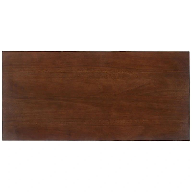 Scrivania Gwen in legno di mogano