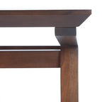 Scrivania Gwen in legno di mogano