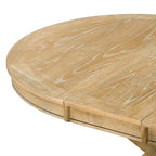 Set da Pranzo Retro da 5 Pezzi con Tavolo Rotondo Allungabile e 4 Sedie