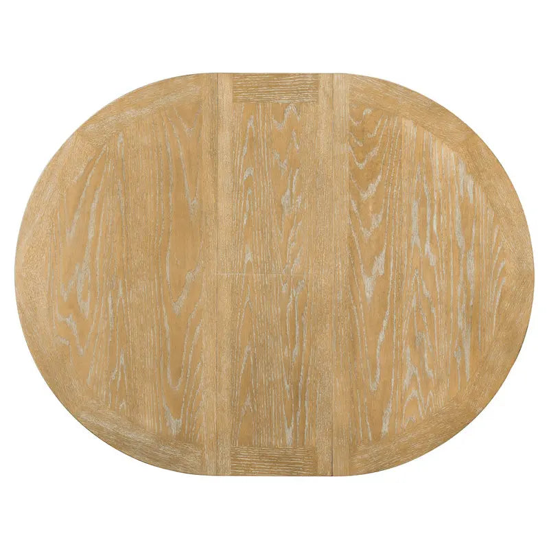 Set da Pranzo Retro da 5 Pezzi con Tavolo Rotondo Allungabile e 4 Sedie