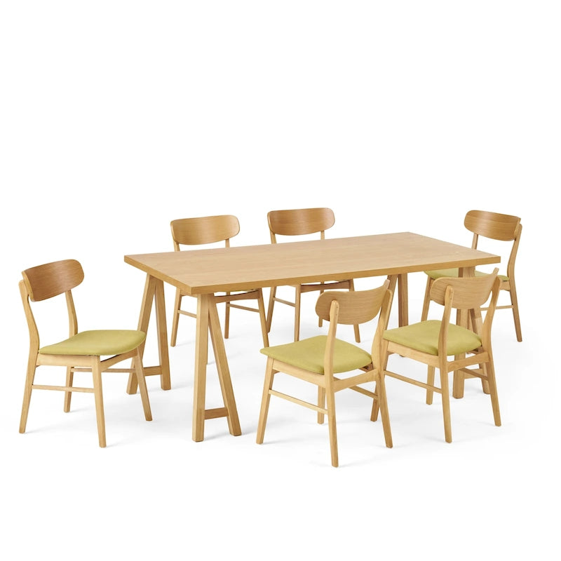 Lussuoso set da pranzo in 7 pezzi di design moderno di metà secolo