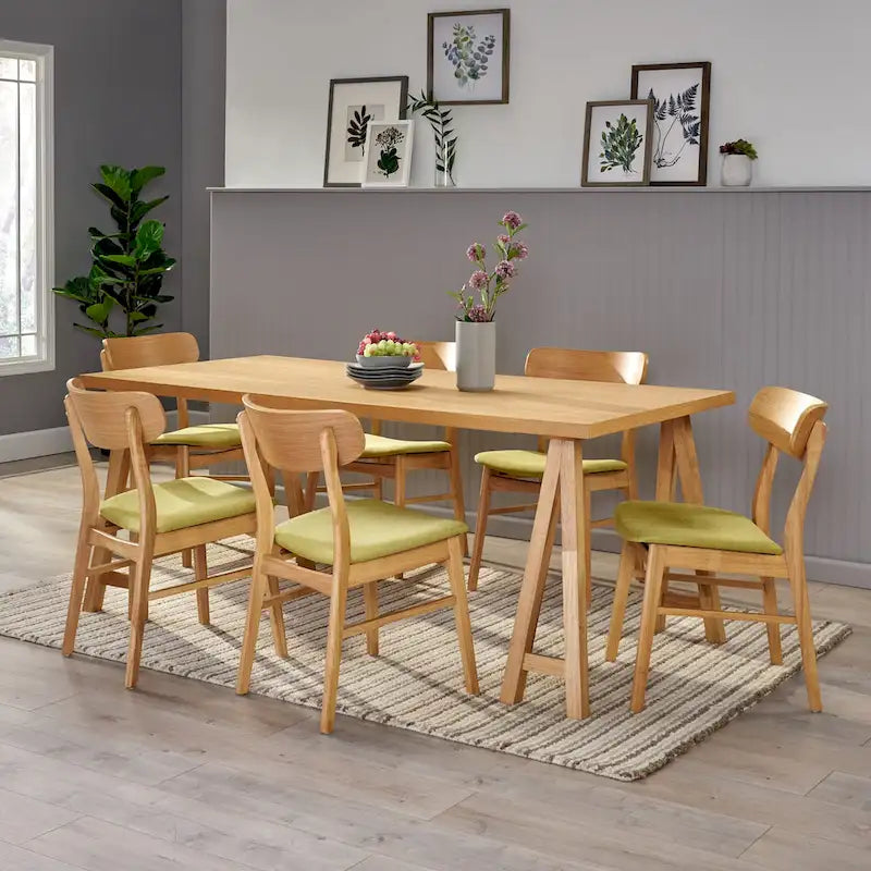 Lussuoso set da pranzo in 7 pezzi di design moderno di metà secolo