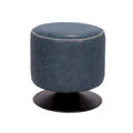 5305 Pouf rotondo imbottito vintage