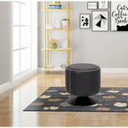 5305 Pouf rotondo imbottito vintage
