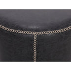 5305 Pouf rotondo imbottito vintage