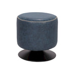 5305 Pouf rotondo imbottito vintage