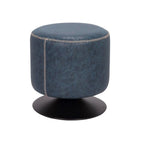 5305 Pouf rotondo imbottito vintage