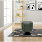 5305 Pouf rotondo imbottito vintage