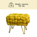 Sgabello Pouf Velluto 27x20x20