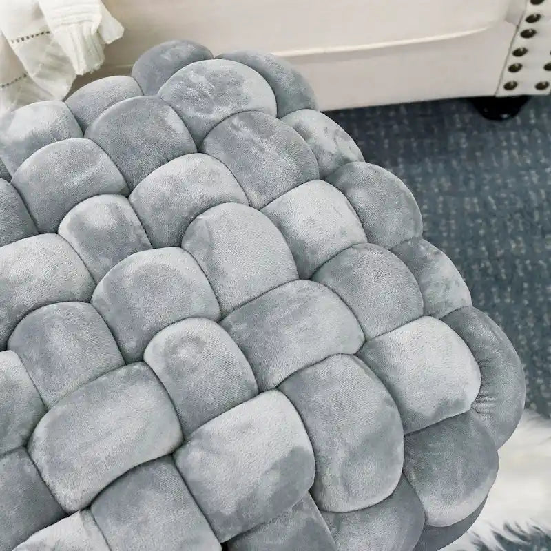 Sgabello Pouf Velluto 27x20x20