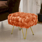 Sgabello Pouf Velluto 27x20x20