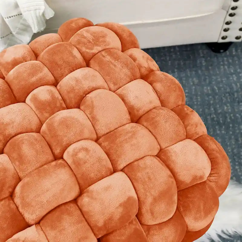 Sgabello Pouf Velluto 27x20x20