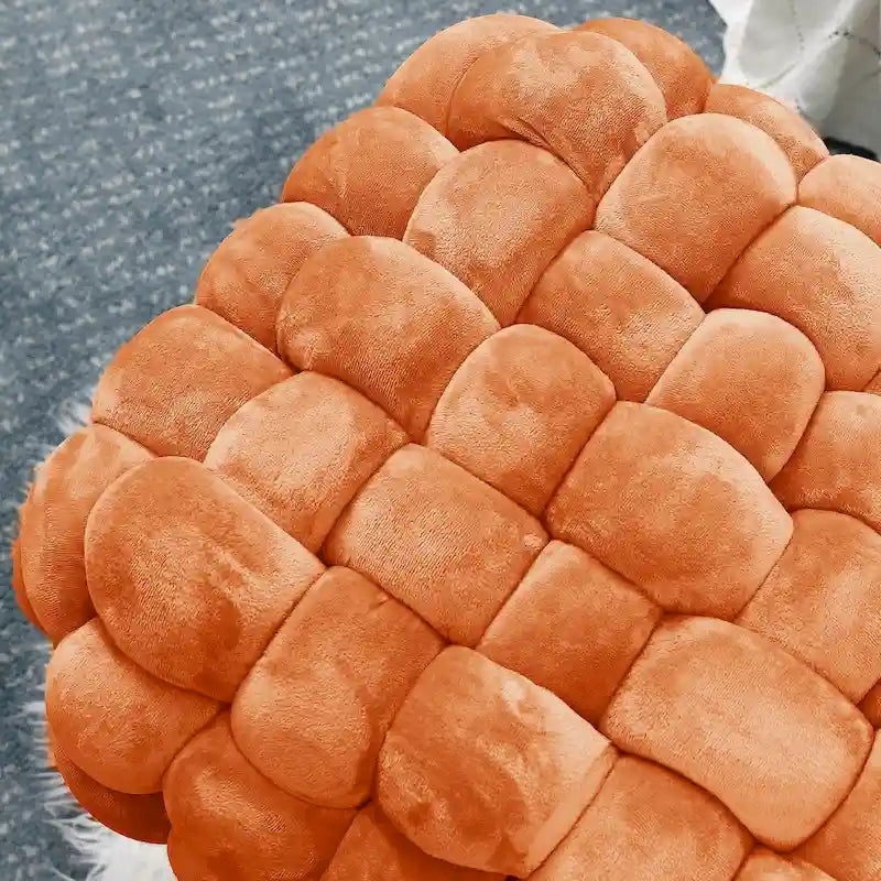 Sgabello Pouf Velluto 27x20x20