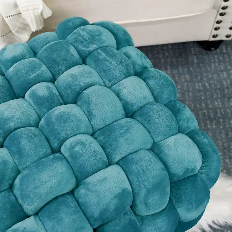 Sgabello Pouf Velluto 27x20x20