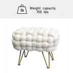 Sgabello Pouf Velluto 27x20x20