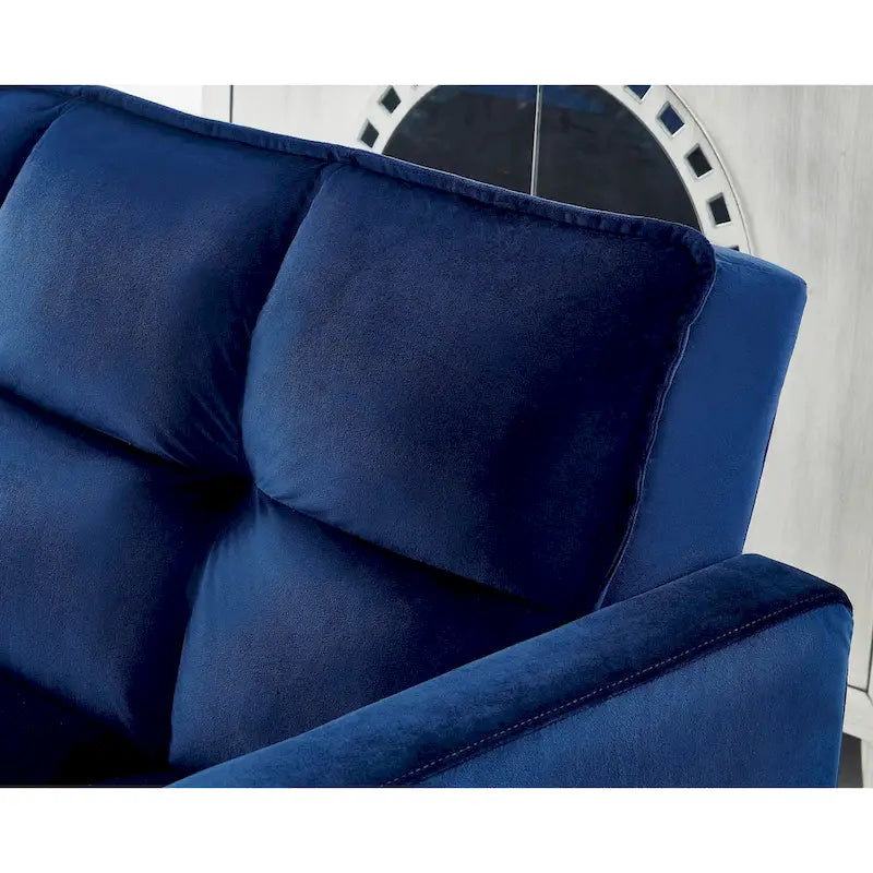 Comodo divano letto estraibile in velluto