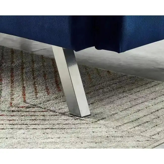 Comodo divano letto estraibile in velluto