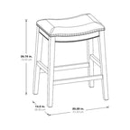 Sgabello a sella 30 (confezione da 2)