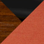 Sgabello da bar ad altezza fissa da 30" con gambe in legno curvato e poggiapiedi rotondo (set da 2)