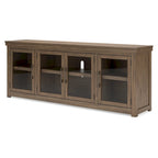 Mobile TV marrone 85" per TV fino a 97" - 85L x 18P x 33A