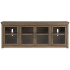 Mobile TV marrone 85" per TV fino a 97" - 85L x 18P x 33A