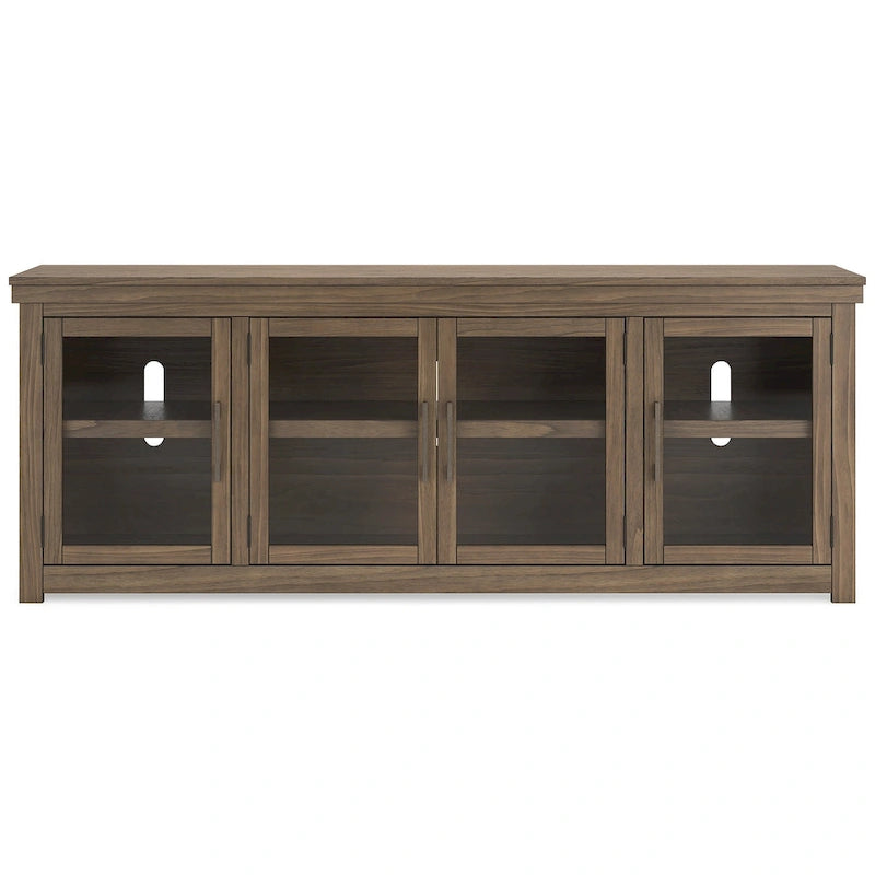 Mobile TV marrone 85" per TV fino a 97" - 85L x 18P x 33A