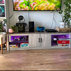 Mobile TV da 70 pollici con luci RGB a 20 colori per centro di intrattenimento