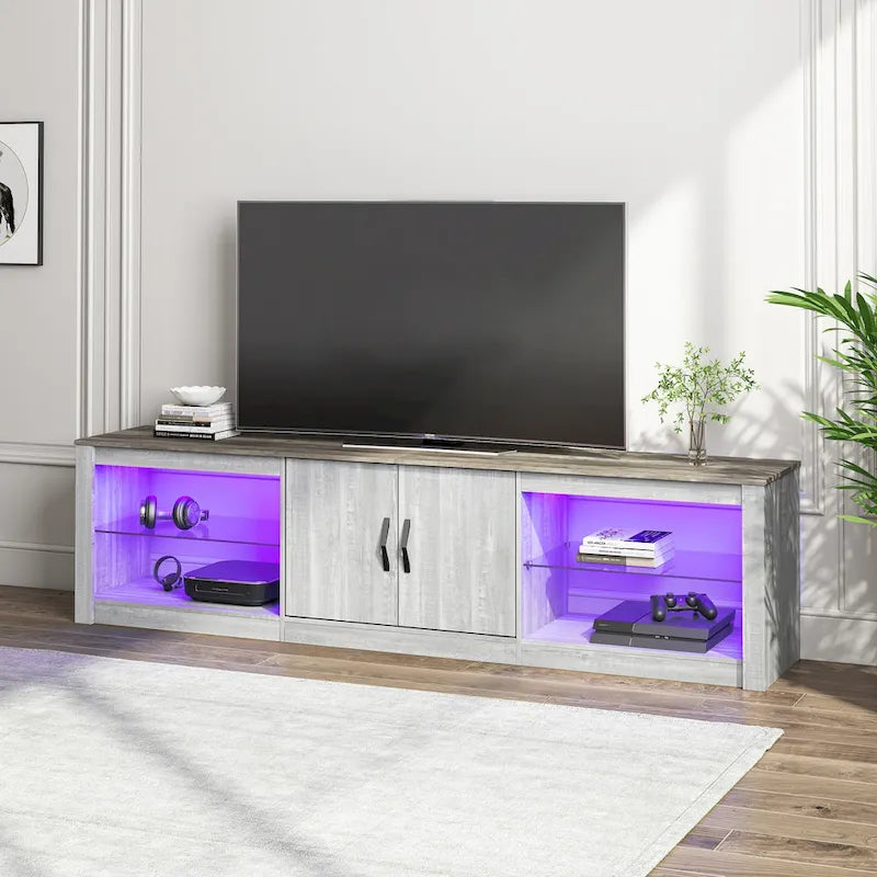 Mobile TV da 70 pollici con luci RGB a 20 colori per centro di intrattenimento