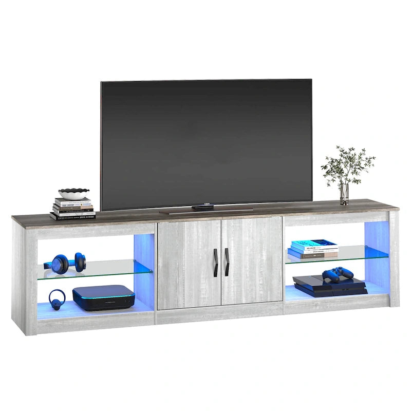 Mobile TV da 70 pollici con luci RGB a 20 colori per centro di intrattenimento