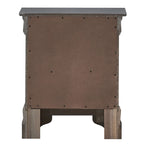 Comodino Verona in legno con specchio e 2 cassetti