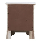 Comodino Verona in legno con specchio e 2 cassetti