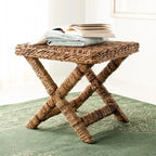 Panca a X in vimini naturale - 22 x 22 x 19,5 - 22Lx22Px20A