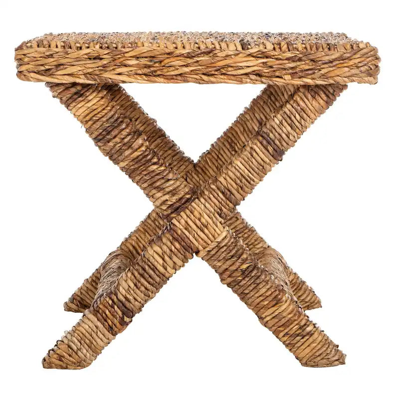 Panca a X in vimini naturale - 22 x 22 x 19,5 - 22Lx22Px20A