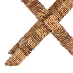 Panca a X in vimini naturale - 22 x 22 x 19,5 - 22Lx22Px20A