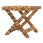 Panca a X in vimini naturale - 22 x 22 x 19,5 - 22Lx22Px20A
