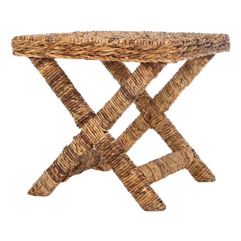 Panca a X in vimini naturale - 22 x 22 x 19,5 - 22Lx22Px20A