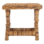 Panca a X in vimini naturale - 22 x 22 x 19,5 - 22Lx22Px20A