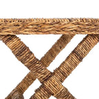 Panca a X in vimini naturale - 22 x 22 x 19,5 - 22Lx22Px20A