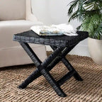 Panca a X in vimini naturale - 22 x 22 x 19,5 - 22Lx22Px20A