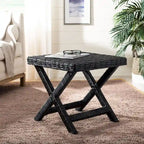 Panca a X in vimini naturale - 22 x 22 x 19,5 - 22Lx22Px20A