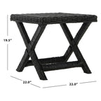 Panca a X in vimini naturale - 22 x 22 x 19,5 - 22Lx22Px20A