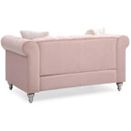 Divano a 2 posti in velluto da 152 cm con 2 cuscini - 152 L x 86 P x 76 H