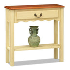 Consolle in legno bianco sporco