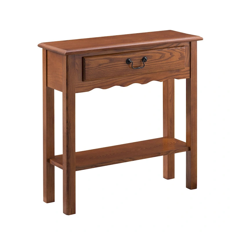 Consolle in legno bianco sporco