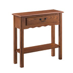 Consolle in legno bianco sporco