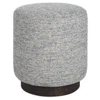 Uttermost Avila Tweed Round Ottoman