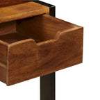 Credenza con 3 cassetti 110x35x75 cm in legno massello di sheesham