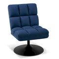 Poltrone girevoli di design, sedie moderne da salotto, poltrone senza braccioli imbottite