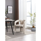 Sedia Accent/da Pranzo in Tessuto con Design Contemporaneo / Sedie Laterali a Botte Sedia da Cucina per Soggiorno Set da 2